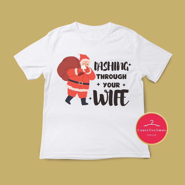 Naughty Weihnachts Funny Zitat Sweatshirt (Von Creator hochgeladen)