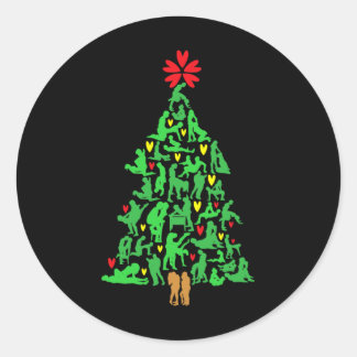 Naughty Xmas Ornaments Kamasutra Adult Humor Chris Runder Aufkleber