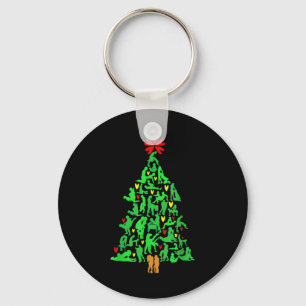 Naughty Xmas Ornaments Kamasutra Adult Humor Chris Schlüsselanhänger