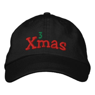 Naughty Xmas Stickerei Bestickte Baseballkappe