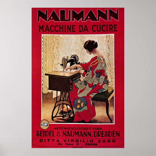 Naumann Macchine da Cucire Poster (Vorne)