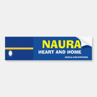 NAURA HERZ UND ZUHAUSE AUTOAUFKLEBER