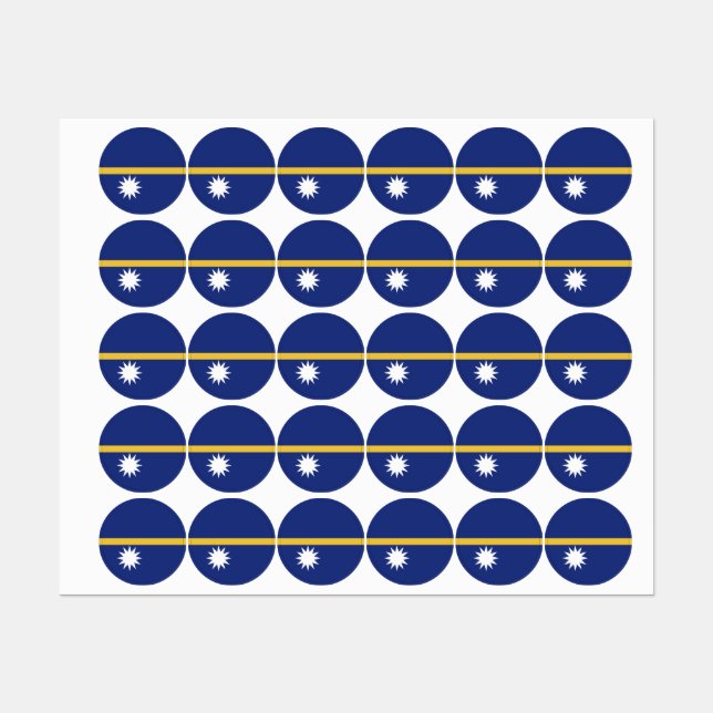 Nauru Etiketten (Blatt)