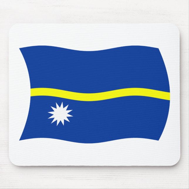 Nauru Flag Mousepad (Vorne)