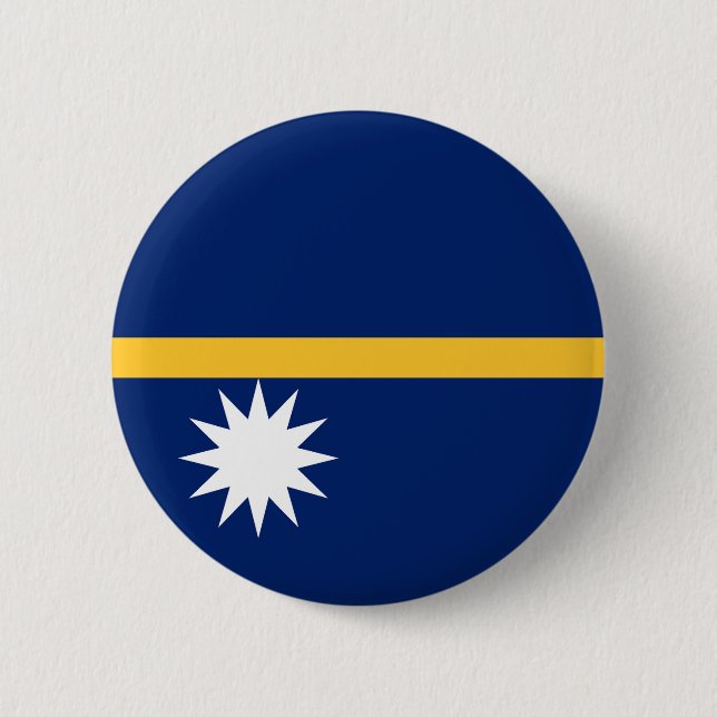 Nauru-Flagge Button (Vorderseite)