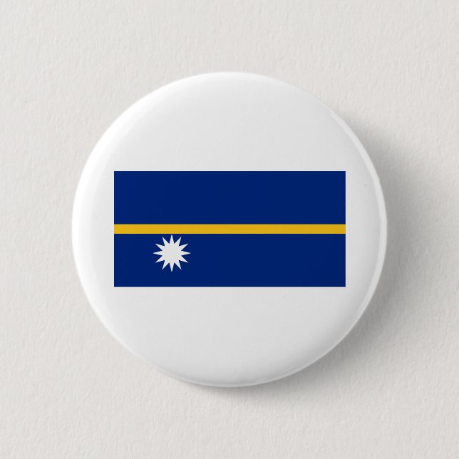 Nauru-Flagge Button (Vorderseite)