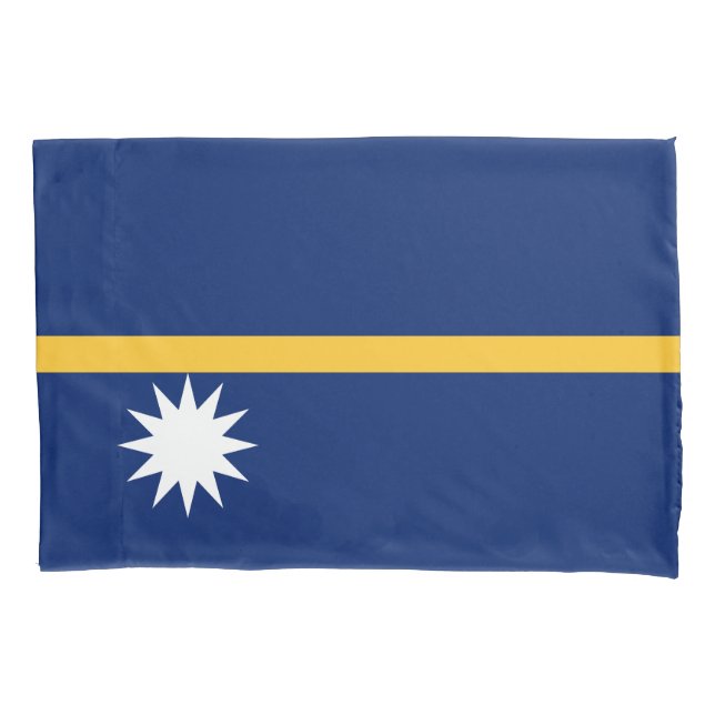 Nauru-Flagge Kissenbezug (Vorderseite)