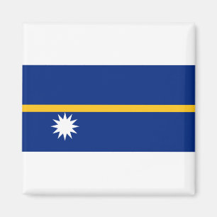 Nauru-Flagge Magnet