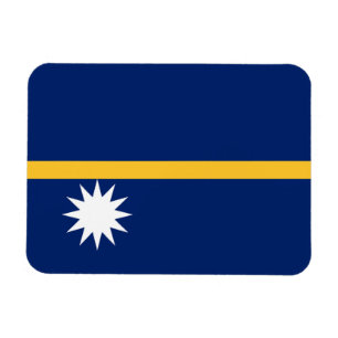 Nauru-Flagge Magnet