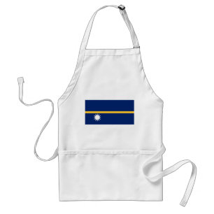 Nauru-Flagge Schürze