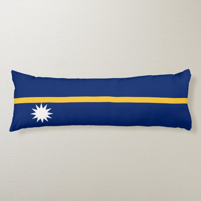 Nauru-Flagge Seitenschläferkissen (Vorderseite)