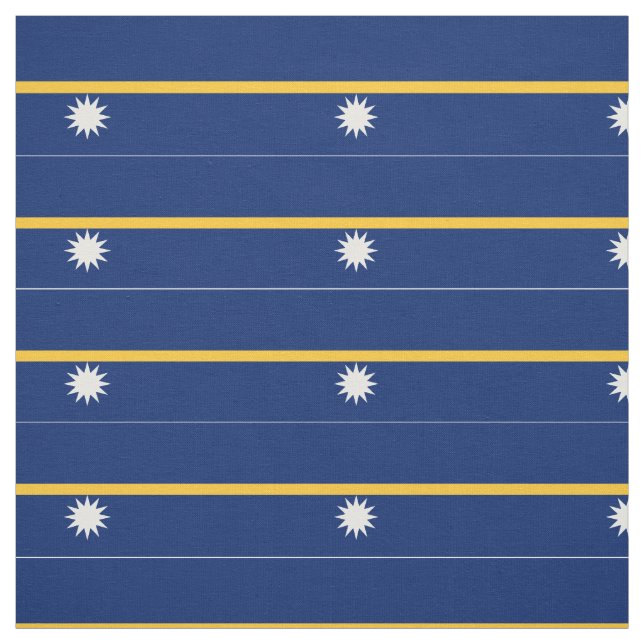 Nauru-Flagge Stoff (Muster)