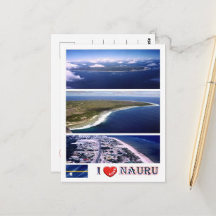 Nauru - I Liebe - Postkarte