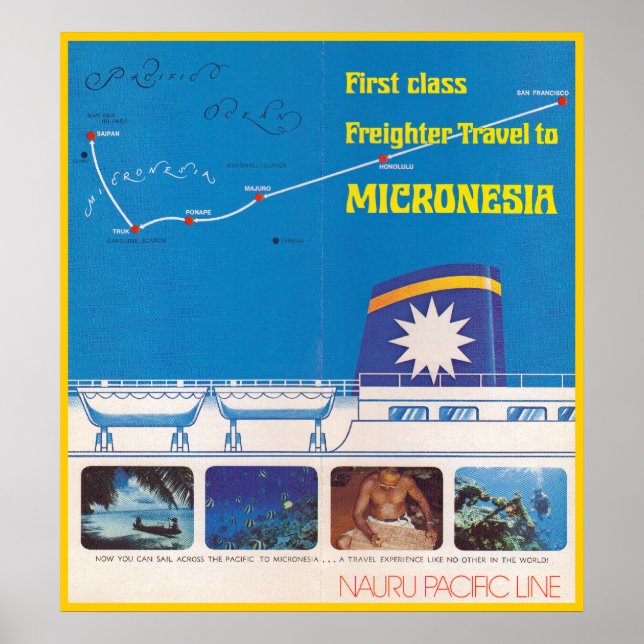 Nauru Pacific Line Poster (Vorne)