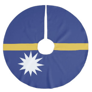 Nauru Polyester Weihnachtsbaumdecke