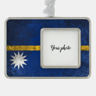 Nauru Rahmen-Ornament Silber