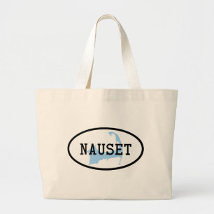 Nauset Cape Cod Leinen-Einkaufstasche Jumbo Stoffbeutel