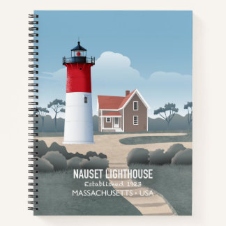 Nauset Leuchtturm Notizbuch