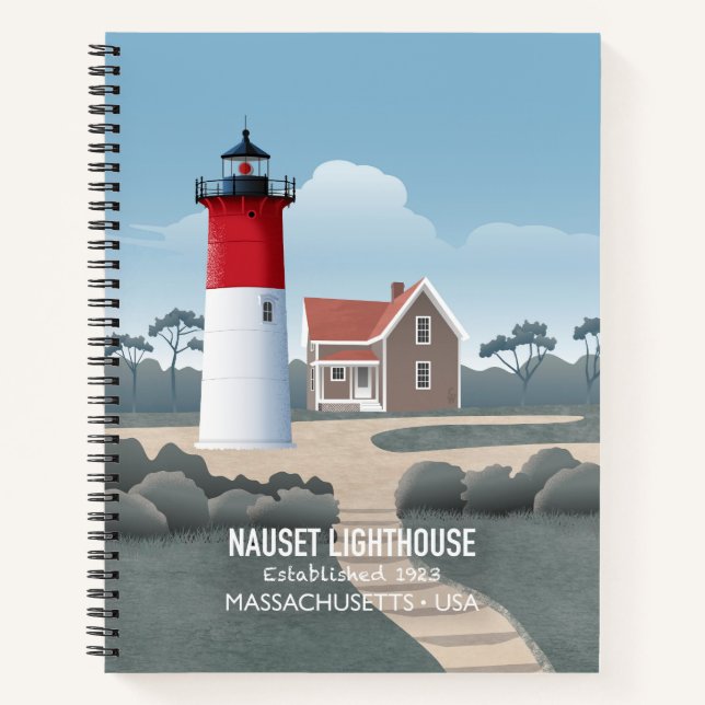 Nauset Leuchtturm Notizbuch (Vorderseite)