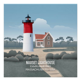 Nauset Leuchtturm Poster