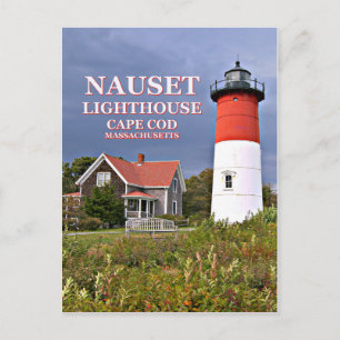 Nauset Light, Cape Cod, Massachusetts Postkarte