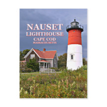 Nauset Light, Cape Cod, Massachusetts Postkarte