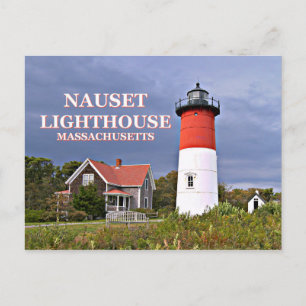 Nauset Light, Cape Cod, Massachusetts Postkarte