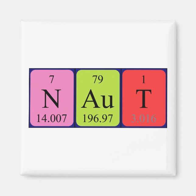 Naut-Periodenmagnet Magnet (Vorne)