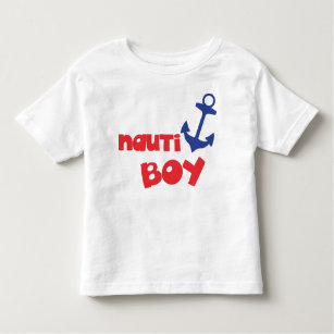 Nauti Boy, Bootanker, Segler, Segeln, Wassersport Kleinkind T-shirt