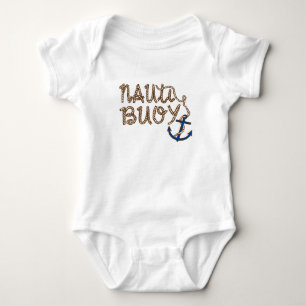 Nauti Buoy Nautical Boat mit Anker Baby Strampler