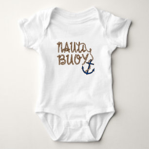Nauti Buoy Nautical Boot mit Anker Baby Strampler