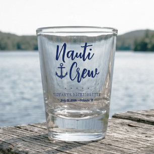 Nauti Crew Anker Nautischer Junggesellinnenabschie Schnapsglas