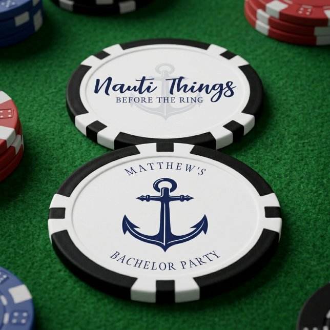 Nauti Dinge vor dem Ring Anker Junggeselle Pokerchips (Von Creator hochgeladen)