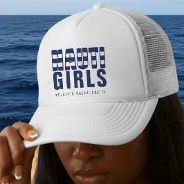 Nauti Girls Funny Junggeselinnen-Abschied Truckerkappe