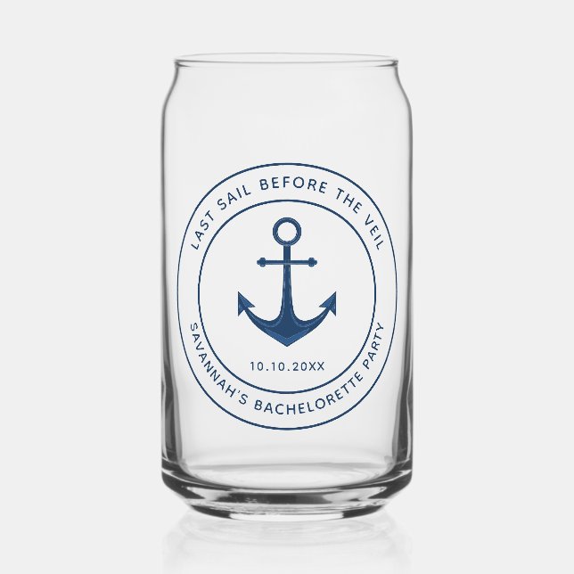 Nauti Junggeselinnen-Abschied letzte Segel vor dem Dosenglas (Vorderseite)