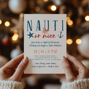 Nauti oder nette nautische Weihnachtsfeier  Einladung