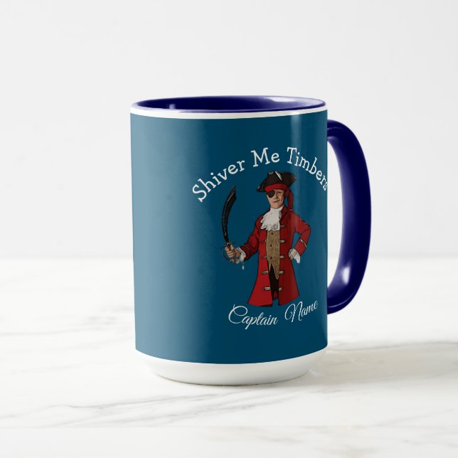 Nautial Boy Pirate Tasse (VorderseiteRechts)