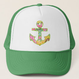 Nautic Anchor Baseball Cap Trucker Hat Truckerkappe