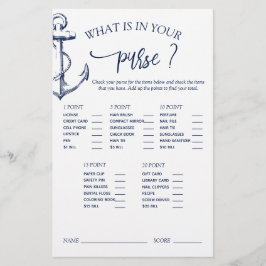 Nautic Anchor Brautparty Game