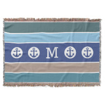 Nautic Anchor Custom Monogram Wire Decke