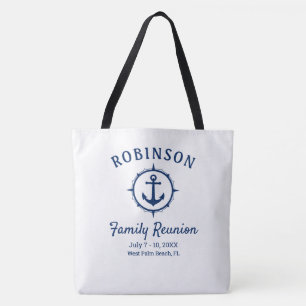Nautic Anchor Family Wiedersehen Navy Blue & White
