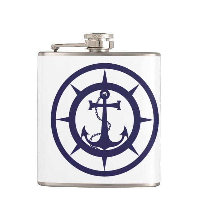 Nautic Anchor Flachmann (Vorderseite)