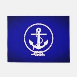Nautic Anchor Flag Doormat Fußmatte