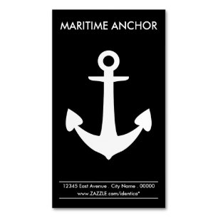 Nautic Anchor Magnetische Visitenkarte