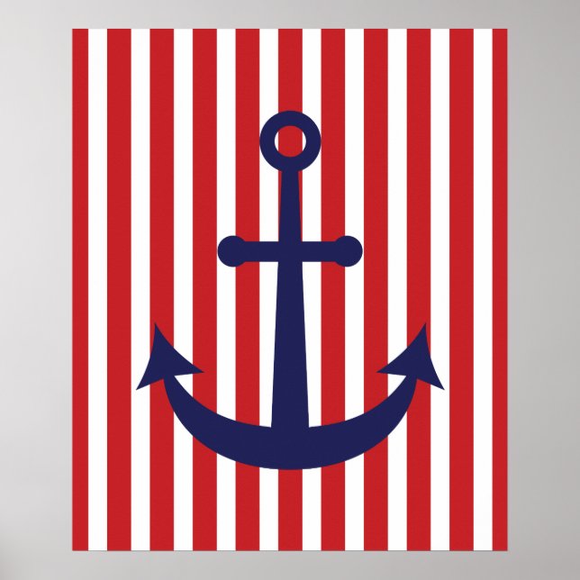Nautic Anchor Poster (Vorne)
