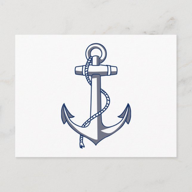 Nautic Anchor Postkarte (Vorderseite)