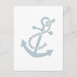 Nautic Anchor Postkarte