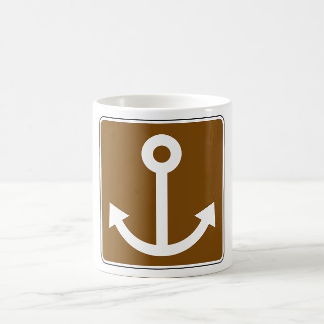 Nautic Anchor Sign Kaffeetasse (Von Creator hochgeladen)