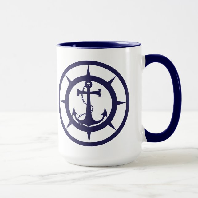 Nautic Anchor Tasse (Rechts)