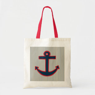 Nautic Anchor Tote Bag Tragetasche